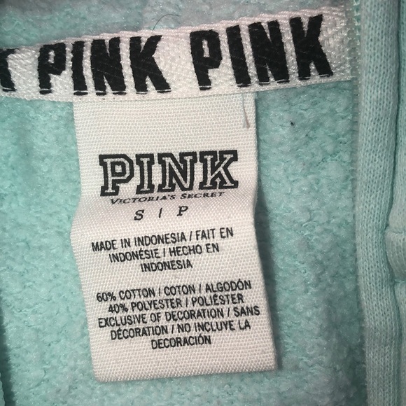 Pink Victoria’s Secret 1/4 Zip Hoodie - Picture 5 of 5